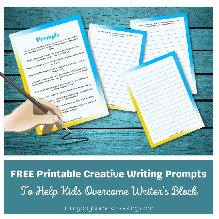 Overcoming Writer’s Block: Creative Writing Prompts for Homeschooled Students