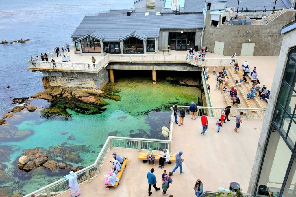 A view of Monterey Bay Aquarium in California.